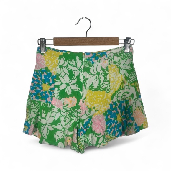 Lilly Pulitzer Folly Skort Hibiscus Stroll Print Size 00 - Picture 4 of 12